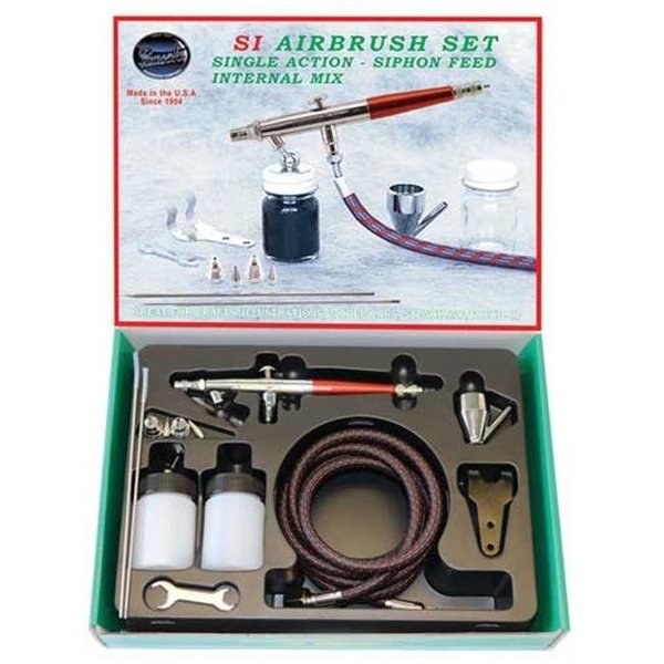 Paasche Paasche SI-SET Single Action Internal Airbrush Mix Set with All Three Heads SI-SET